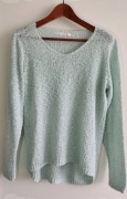 Oversize sweter boucle turkus Only XL 