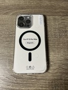Etui na telefon iPhone 15 Pro Max/MagSafe(ciemno zielony)/ szkło gratis