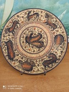 Dekoracyjny talerz ceramiczny 32 cm – motywy mitologiczne / styl antyczny