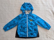 Niebieska kurtka wiatrówka z kapturem peleryną Batman 110 jak nowa