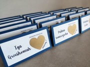 Winietki ze zdrapką granatowe kolorowe z zadaniami