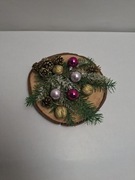 Nowy stroik świąteczny ozdoba rękodzieło 