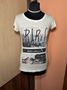 T-shirt SINSAY – rozmiar M, 100% bawełna, klasyczny i wygodny