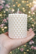 Świeca Sojowa Świąteczna Na Prezent Bubble Cylinder Walec handmade świeczka