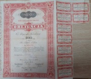 Obligacja imienna na 100 zł z 1934 r. Pożyczka Narodowa