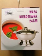 Waza nierdzewna 24 cm tadar 