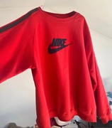 Nike Vintage Sweatshirt | Center Swoosh | Oversize | 00s czerwony / red