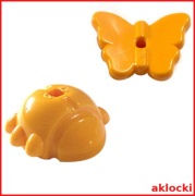 LEGO 93081a MOTYL motylek, 93081b ŻUCZEK biedronka j.pomarańczowy - 1 szt