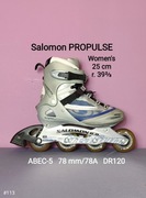 Rolki SALOMON Propulse dla kobiet - 78mm/78a XSK - rozm. 39 2/3 - 25 cm