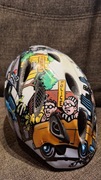 Kask rowerowy dzieciecy 46-50 regulowany Giro LED