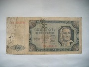 POLSKA BANKNOT PRL 20 zł 1948 rok seria GR