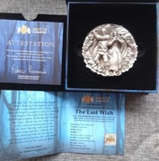 5000 Franków 5 oz CFA 2024 r Ostatnie Życzenie -Wiedźmin 3D nr 135/400