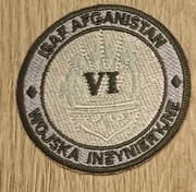 Naszywka wojsk inżynieryjnych Afganistan 