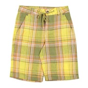 Lniane chłopięce bermudy w kratkę John Richmond, 8 lat