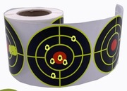 Tarcze strzeleckie rozpyskowe, zaklejki, naklejki 200 szt, zielone