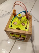 Drewniana kostka edukacyjna  smyk