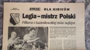 Legia Oryginał Życie Warszawy dla kibiców dodatek