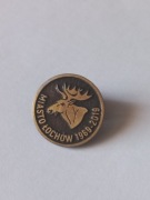 Herb miasta i gmina Łochów przypinka pin metaliczna odznaka wpinka 