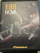 Dron quadrokopter E88 Nova, Facegle - etui, 3 akumulatory