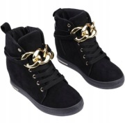 YourShoes - botki damskie koturny botki 