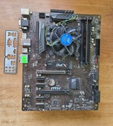 I7-8700 6C/12T + MSI Z370-A PRO + SSD ADATA M.2 240 GB PCIe Gen3x4