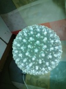 Kula w kwiatki świecąca 