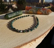 Bransoletka Agat mszysty Czaroit Spokój i Harmonia