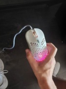 Mysz przewodowa SPC GEAR LIX Plus Onyx White (59g superlekka)