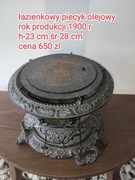 Olejowa kuchenka żeliwna antyk