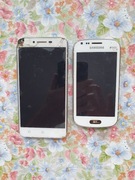 dwa telefony uszkodzone tpu samsung i lenovo ,A6020a40 na  dwie karty , 