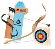 BOWRILLA ŁUK + STRZAŁY DO ŁUKU + KOŁCZAN + TARCZA 