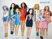 Zestaw 8 pięknych lalek Barbie, unikaty, Fashionistas, jak nowe #3