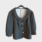 Elegancki żakiet w kropki – Mertex Classic, rozmiar 44