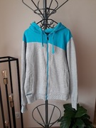 Szara męska bluza z kapturem na zamek diverse rozmiar L