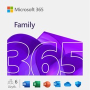5 Letni Microsoft Office 365 Family Personal 6 Użytkowniów 30 PC 5 Lat PL