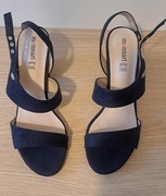 Sandałki zamszowe Monnari granatowe nowe 38