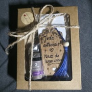 Drewniana Zawieszka Zapachowa + Naturalny Olejek Lawendowy + PERSONALIZACJA