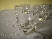 Kieliszki Art Deco Lata 30 Vintage Retro 25 ml Klasyczne Szklane do Wódki