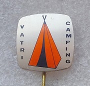 Odznaka Reklama Vatri Comping (wypożyczalnia namiotów, gokartów). Holandia