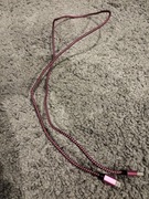 Kabel USB - microUSB 1 metr fioletowy oplot