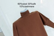 60%wełna, 30%jedwab,10%kaszmir, Rodebjer, M/S