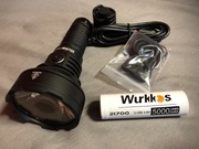 Latarka szperacz Wurkkos TD01C 1800lm 927m z akumulatorem 5000mAh