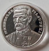100.000 złotych 1990 Piłsudski SREBRO 31,1 g Ag 999