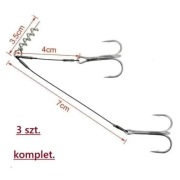 Akcesoria wędkarskie. Dozbrojenia gum. 6 szt.