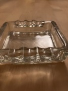 Popielnica szklana PRL