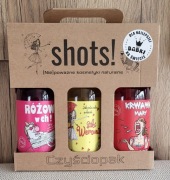 LaQ Żel pod prysznic 3x 500ml Shots Czyściopak siki weroniki krwawa Mary 