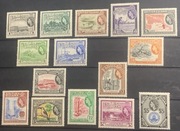 Brytyjska Gujana 1954 - Elżbieta II - Seria Kompletna 1c-$5 