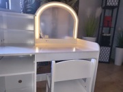 Biurko z lustrem dla dziewczynki 