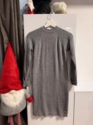 Szara sweterkowa sukienka długi rękaw - Mohito rozm. M/L