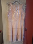 Sukienka rozmiar 40 o kolorze pudrowy róż